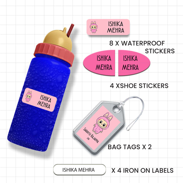 Mini Combo Label Pack - Set of 18