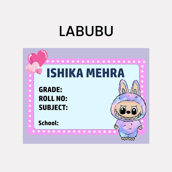 Book Labels & Stickers - CARTOON CHARACTERS - Chatterbox Labels - Book Labels