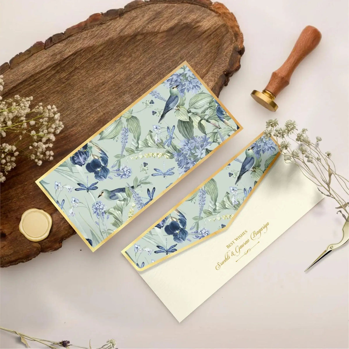 Luxe Money Envelopes - Green Meadow - Set of 20 - Chatterbox Labels - Luxe Envelopes