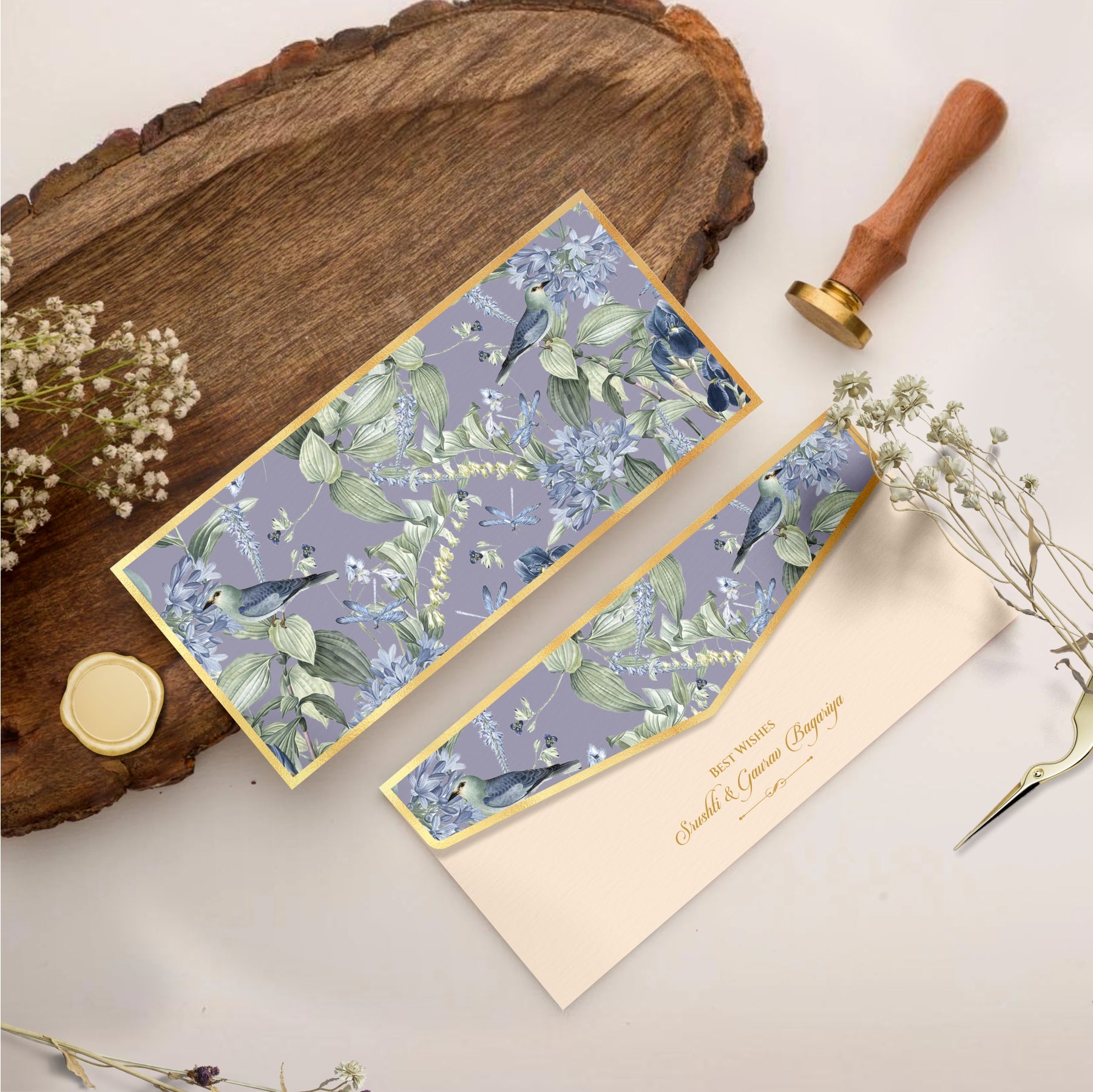 Luxe Money Envelopes - Lavender Meadow - Set of 20