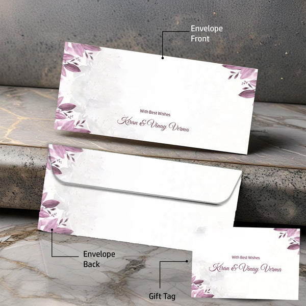 Personalised Money Envelopes - Lilac Mist - Chatterbox Labels - Envelopes