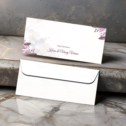 Personalised Money Envelopes - Lilac Mist- Set of 20