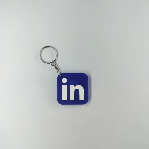 Custom 3D Printed NFC LinkedIn Keychain - Chatterbox Labels-Keychain