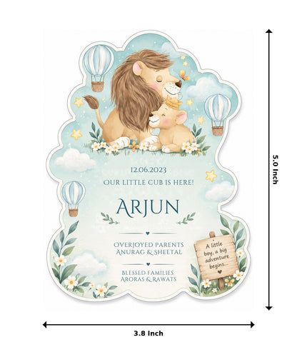 Baby Shower & Birth Announcement Gift Tags in a Little cubs arrival design