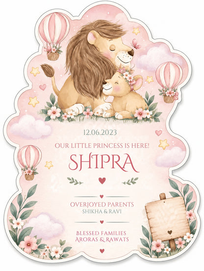 Baby Shower & Birth Announcement Gift Tags in a Little cubs arrival design