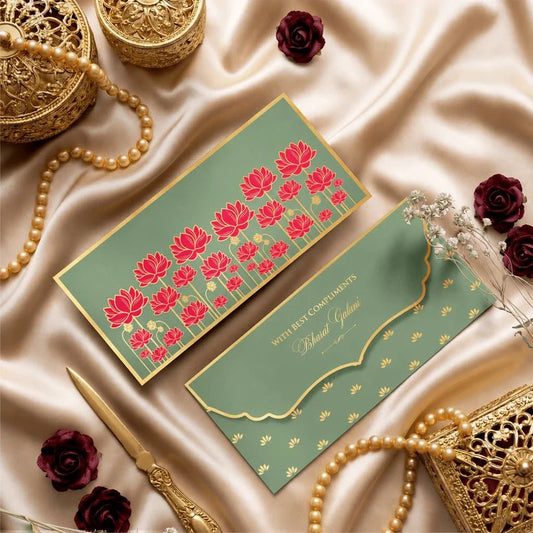 Luxe Personalised Gift Tags - Lotus Bloom - Chatterbox Labels-Gift Tags