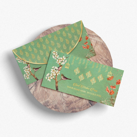 Luxe Money Envelopes - Flora and Fauna - Set of 20 - Chatterbox Labels - Luxe Envelopes