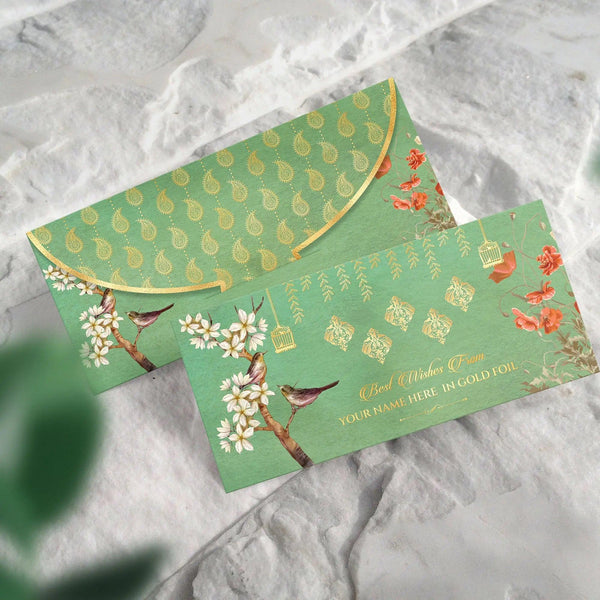 Luxe Money Envelopes -Flora and Fauna- Set of 20 - Chatterbox Labels