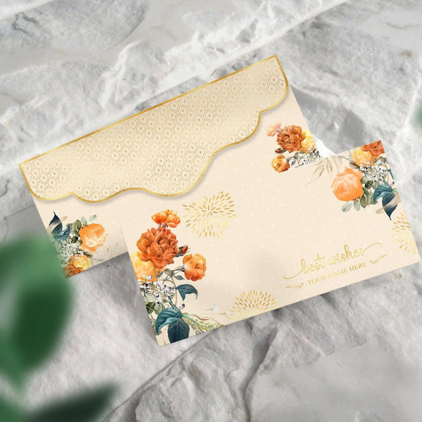 Luxe Money Envelopes -Floral Blossom- Set of 20 - Chatterbox Labels