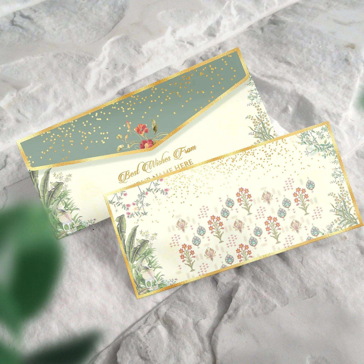 Luxe Money Envelopes - Floral Elegance - Set of 20 - Chatterbox Labels - Luxe Envelopes