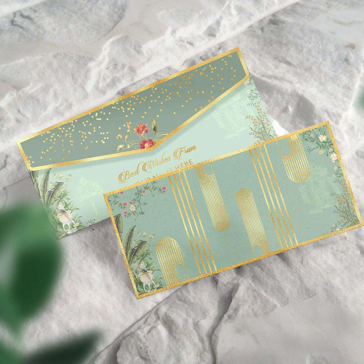 Luxe Money Envelopes - Golden Crest - Set of 20 - Chatterbox Labels - Luxe Envelopes