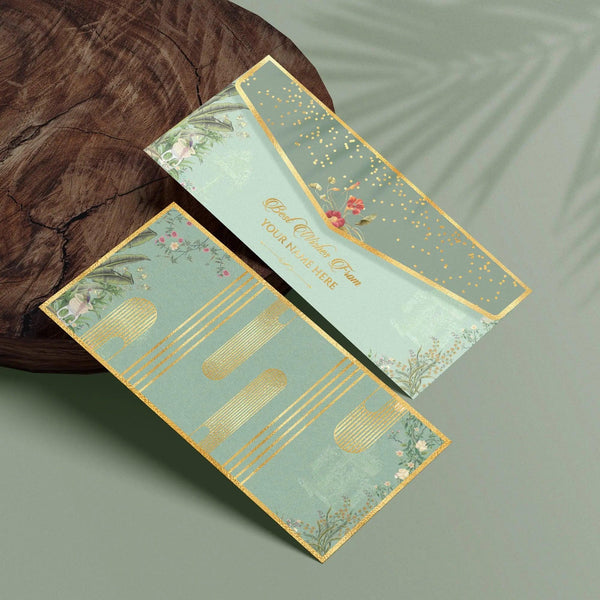 Luxe Money Envelopes -Golden Crest - Set of 20 - Chatterbox Labels