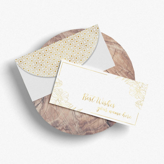 Luxe Money Envelopes - Golden Elegance - Set of 20 - Chatterbox Labels - Luxe Envelopes