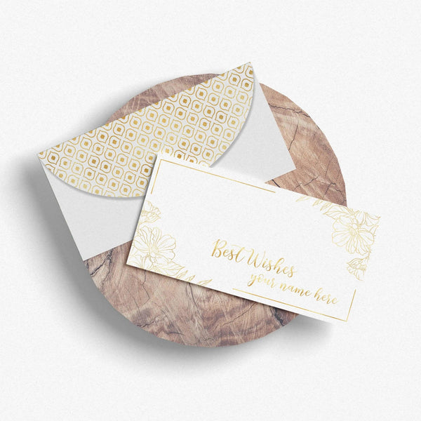 Luxe Money Envelopes -Golden Elegance- Set of 20 - Chatterbox Labels