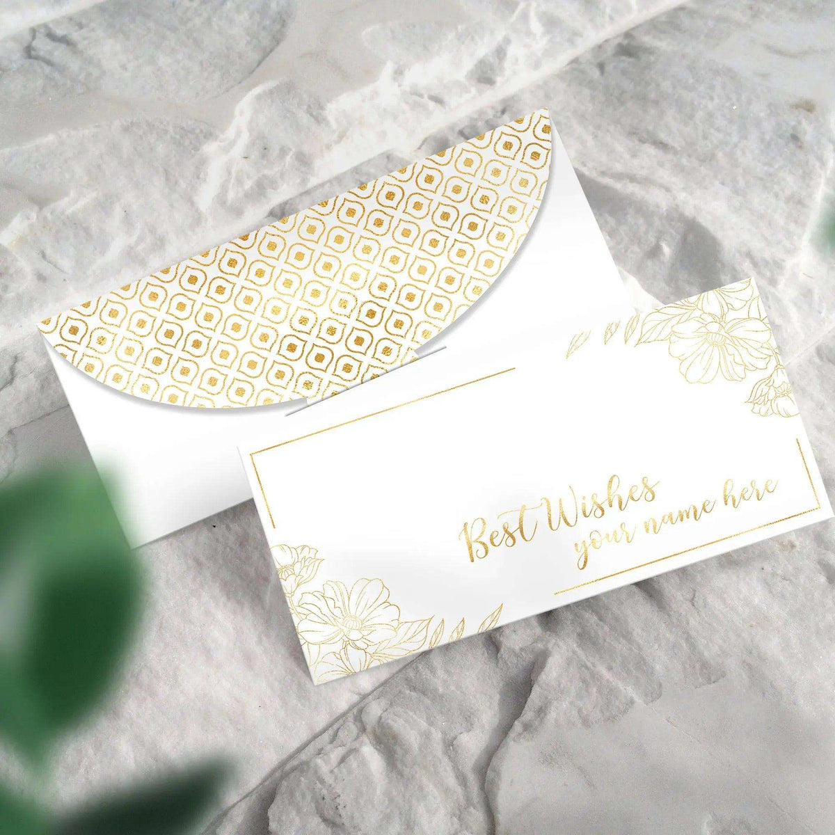 Luxe Money Envelopes - Golden Elegance - Set of 20 - Chatterbox Labels - Luxe Envelopes