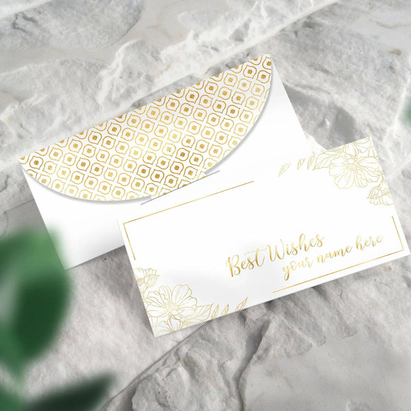 Luxe Money Envelopes -Golden Elegance- Set of 20 - Chatterbox Labels