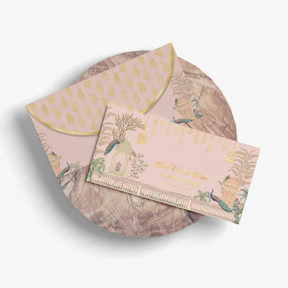 Luxe Money Envelopes - Peacock Garden Pink - Set of 20 - Chatterbox Labels - Luxe Envelopes