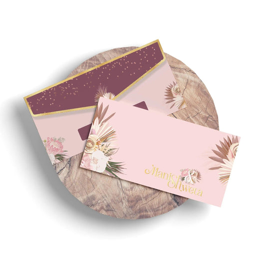 Luxe Money Envelopes - Pink Blossom - Set of 20 - Chatterbox Labels - Luxe Envelopes