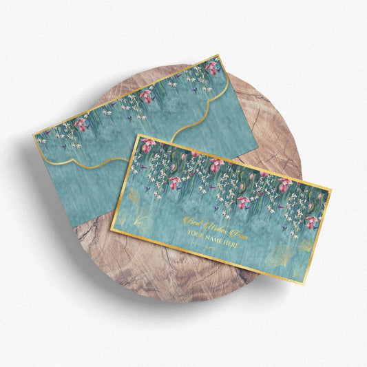 Luxe Money Envelopes - Royal Blooms - Set of 20 - Chatterbox Labels - Luxe Envelopes