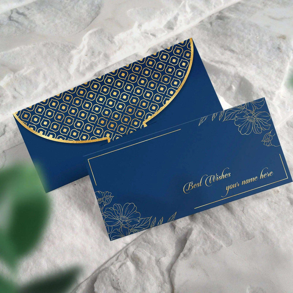 Luxe Money Envelopes - Royal Blue - Set of 20 - Chatterbox Labels - Luxe Envelopes