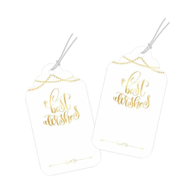 Luxe Personalised Gift Tags - Golden Elegance - Chatterbox Labels - Gift Tags