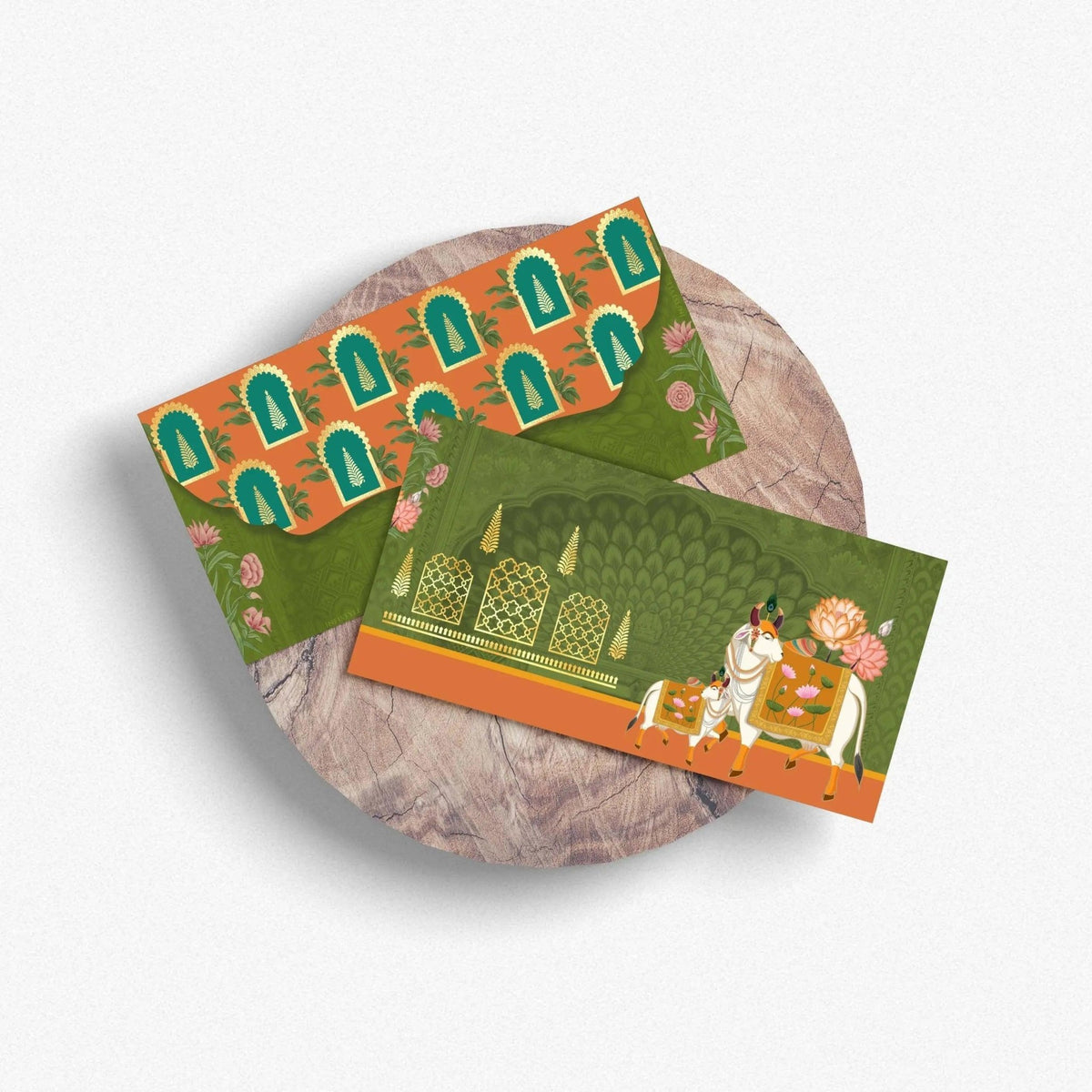Luxe Personalised Gift Tags - Pichwai Theme - Chatterbox Labels - Gift Tags
