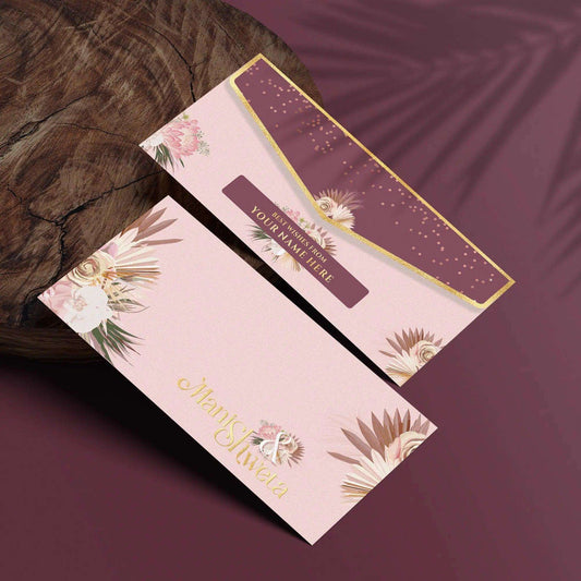 Luxe Personalised Gift Tags - Pink Blossom - Chatterbox Labels - Gift Tags