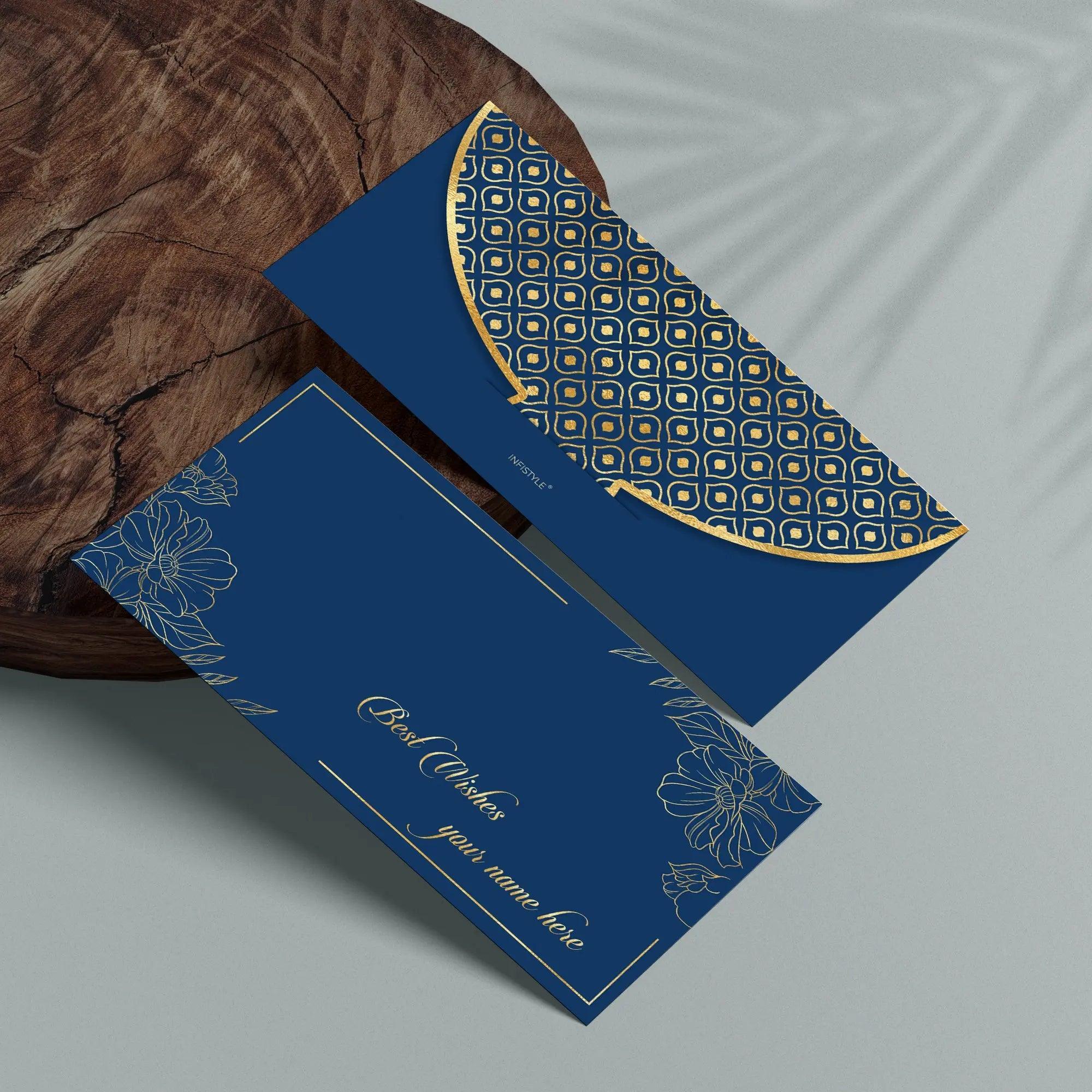Luxe Money Envelopes - Royal Blue - Set of 20 - Chatterbox Labels - Luxe Envelopes