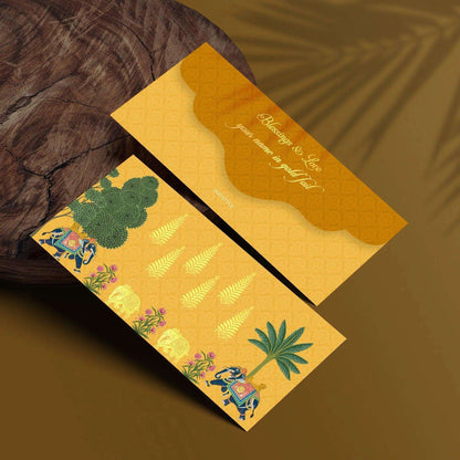 Luxe Personalised Gift Tags - Royal Elephant Yellow - Chatterbox Labels - Gift Tags