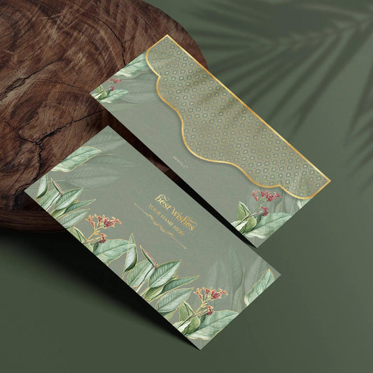 Luxe Personalised Gift Tags - Tropical Gold - Chatterbox Labels - Gift Tags