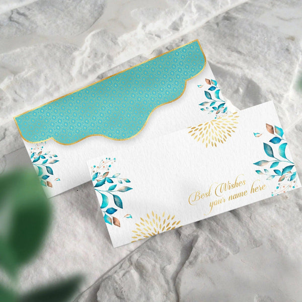 Luxe Money Envelopes -Blue Splendour- Set of 20
