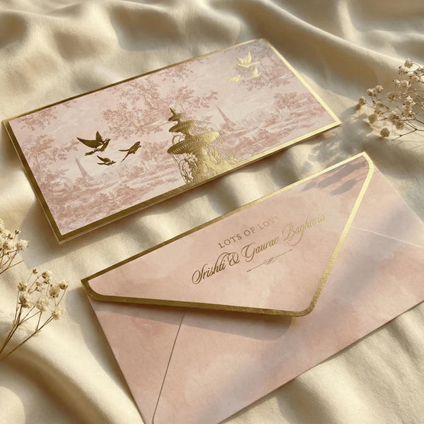 Luxe Gold Foil Money Envelopes - Shahi Baug - Chatterbox Labels - Luxe Envelopes
