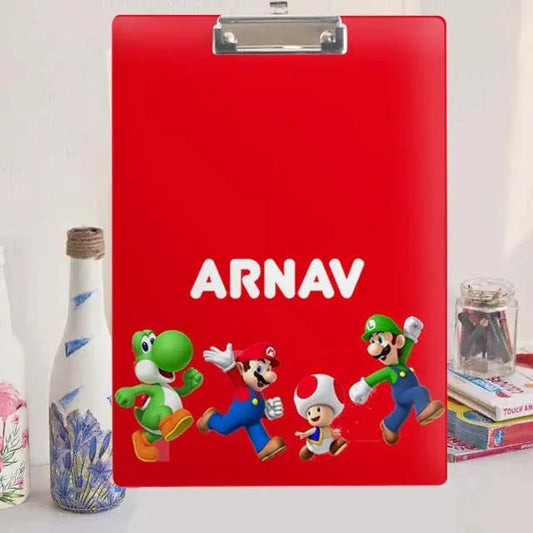 Custom Exam board - Mario Design - Chatterbox Labels - Clipboard