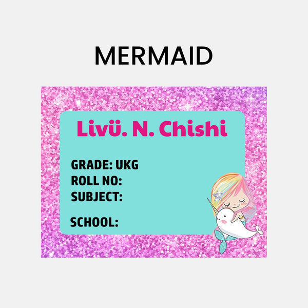 Book Labels & Stickers - GIRLS & PRINCESSES - Chatterbox Labels - Book Labels