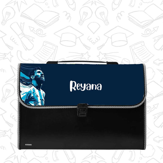 Personalised File Folders  - Messi Design