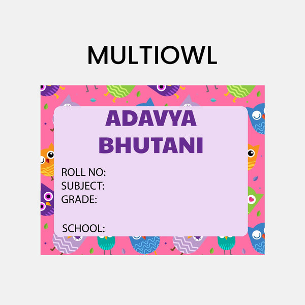 Book Labels & Stickers - ANIMALS & NATURE - Chatterbox Labels - Book Labels