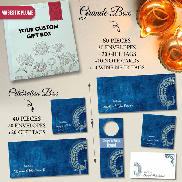 Diwali Gift Stationery Sets - Chatterbox Labels - Gift Tags