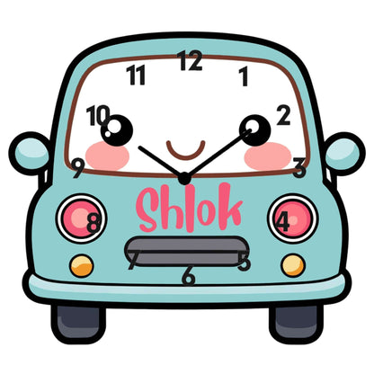 Personalised Acrylic Wall Clock - Speedy Seconds - Chatterbox Labels - Wall Clock