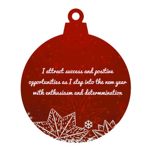 Personalized Manifesting Christmas Ornaments Chatterbox Labels