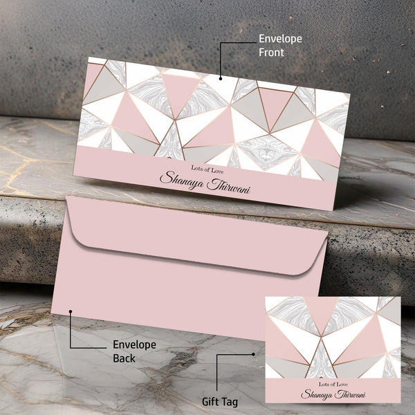 Personalised Money Envelopes - Marble Prism Theme - Chatterbox Labels-Envelopes