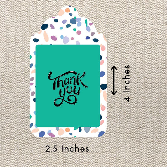 Personalised Thank You Cards - Mosaic Moments - Set of 15 - Chatterbox Labels - Thank You Cards