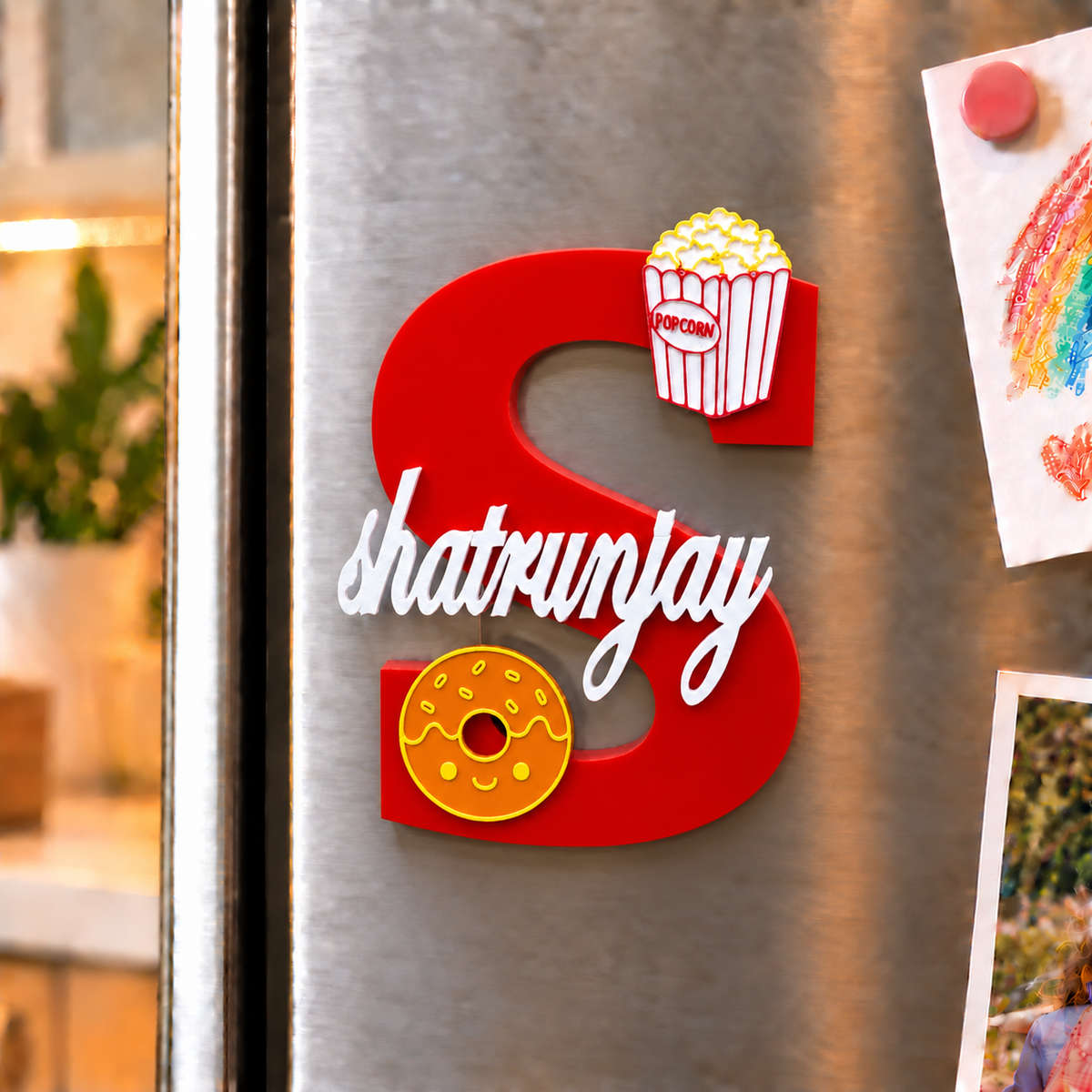 Movie 3D Printed Magnetic Name Sign