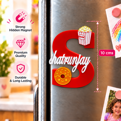 Movie 3D Printed Magnetic Name Sign