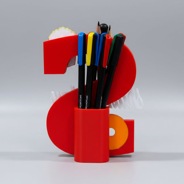 Personalised Name Stand & Pen Holder Movie Theme