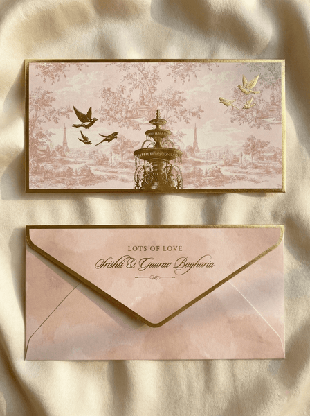 Luxe Gold Foil Money Envelopes - Shahi Baug - Chatterbox Labels - Luxe Envelopes