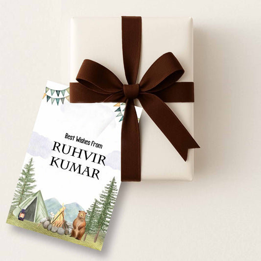 Gift tags / Gift Stickers - Camping theme - Chatterbox Labels - Gift Tags