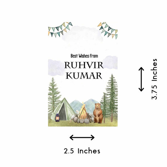 Gift tags / Gift Stickers - Camping theme - Chatterbox Labels - Gift Tags