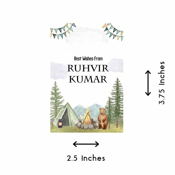 Gift tags / Gift Stickers - Camping theme - Chatterbox Labels - Gift Tags