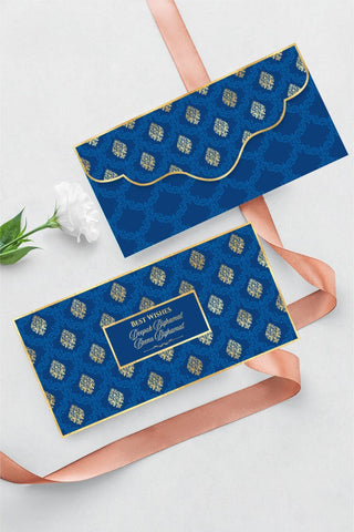 Luxe Money Envelopes- Opulent Blue & Gold- Set of 20 Chatterbox Labels