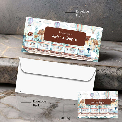 Personalised Money Envelopes - Oldtown Theme - Set of 20 - Chatterbox Labels-Envelopes